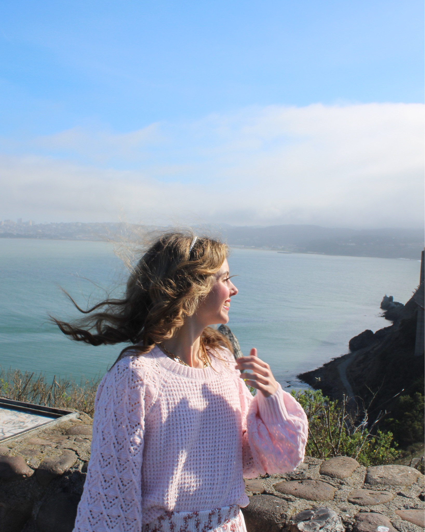 The perfect pink chenille sweater for windy days in California from Altar’d State 🩷✨ 

#LTKFindsUnder100 #LTKootd #LTKTravel