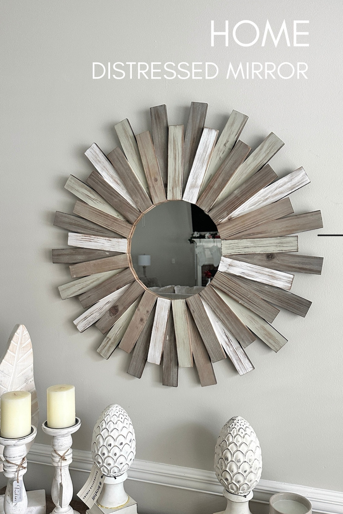 My favorite round distressed mirror. Perfect for neutral decor!

#LTKhome #LTKfindsunder50