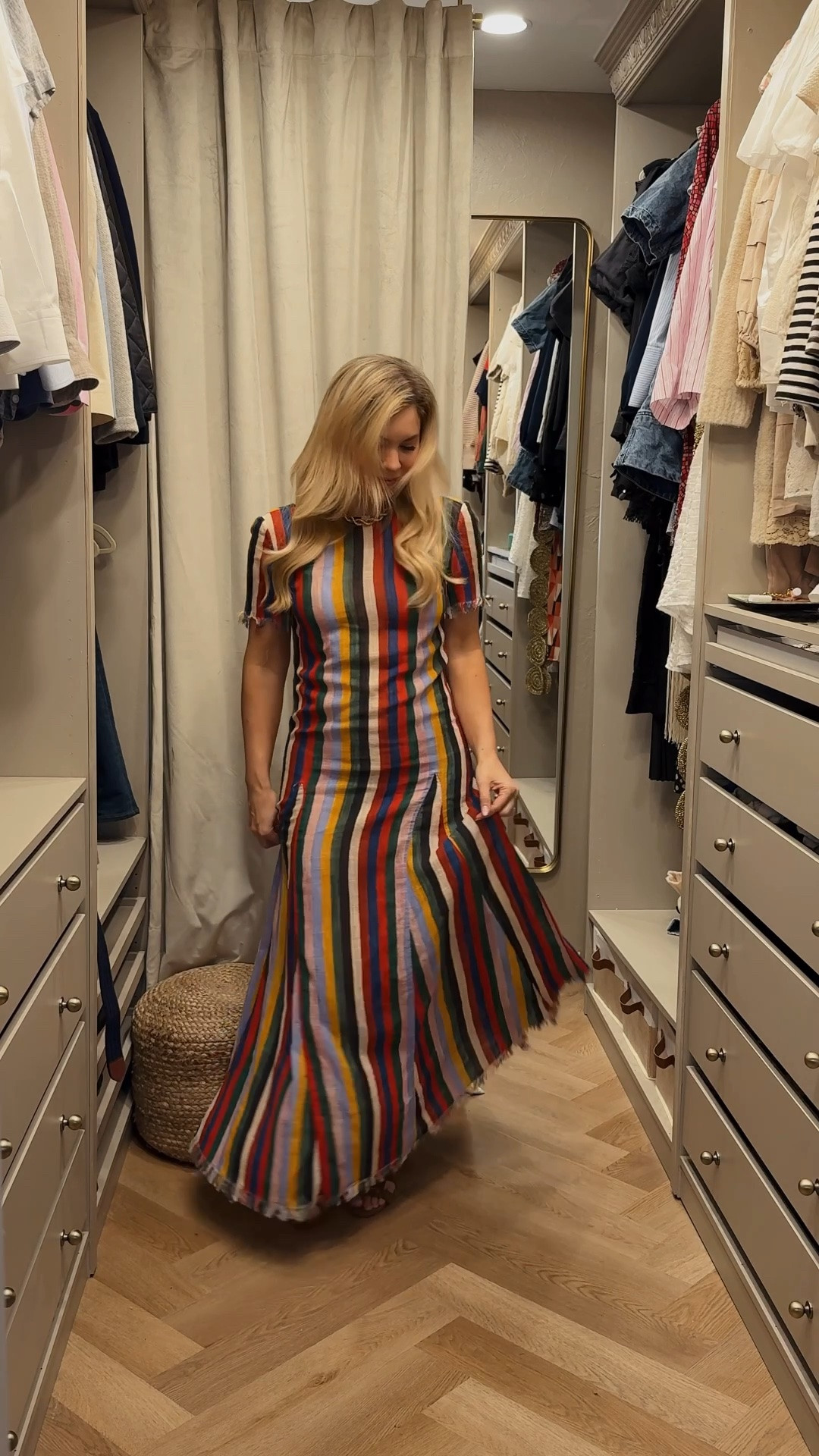 Stripe summer dress - slightly sheer.
Makes a gorgeous coverup
or wear on its own

#LTKootd #LTKgrwm #LTKdayinmylife