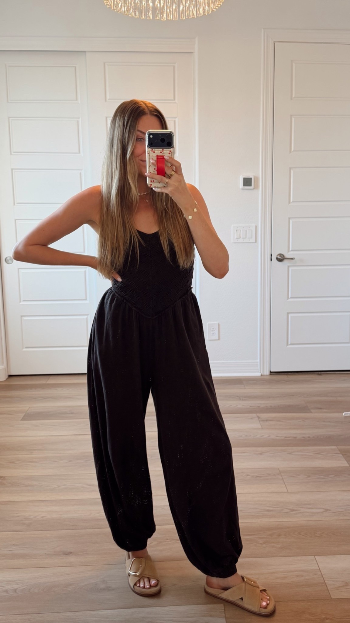Comfiest jumpsuit!! Wearing a small