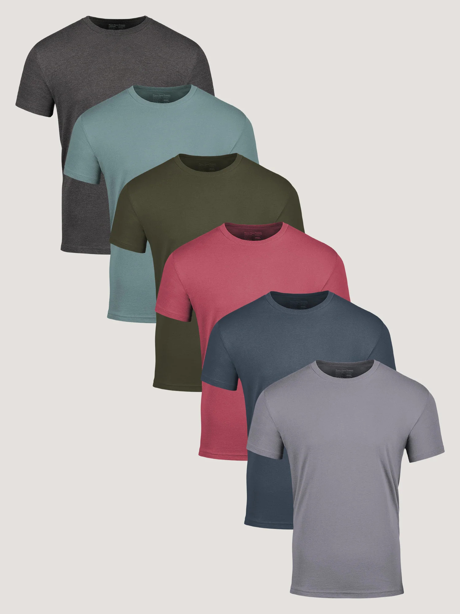 Spring Essentials Crew 6-Pack | our bestselling men's crew neck tee | Fresh Clean Tees