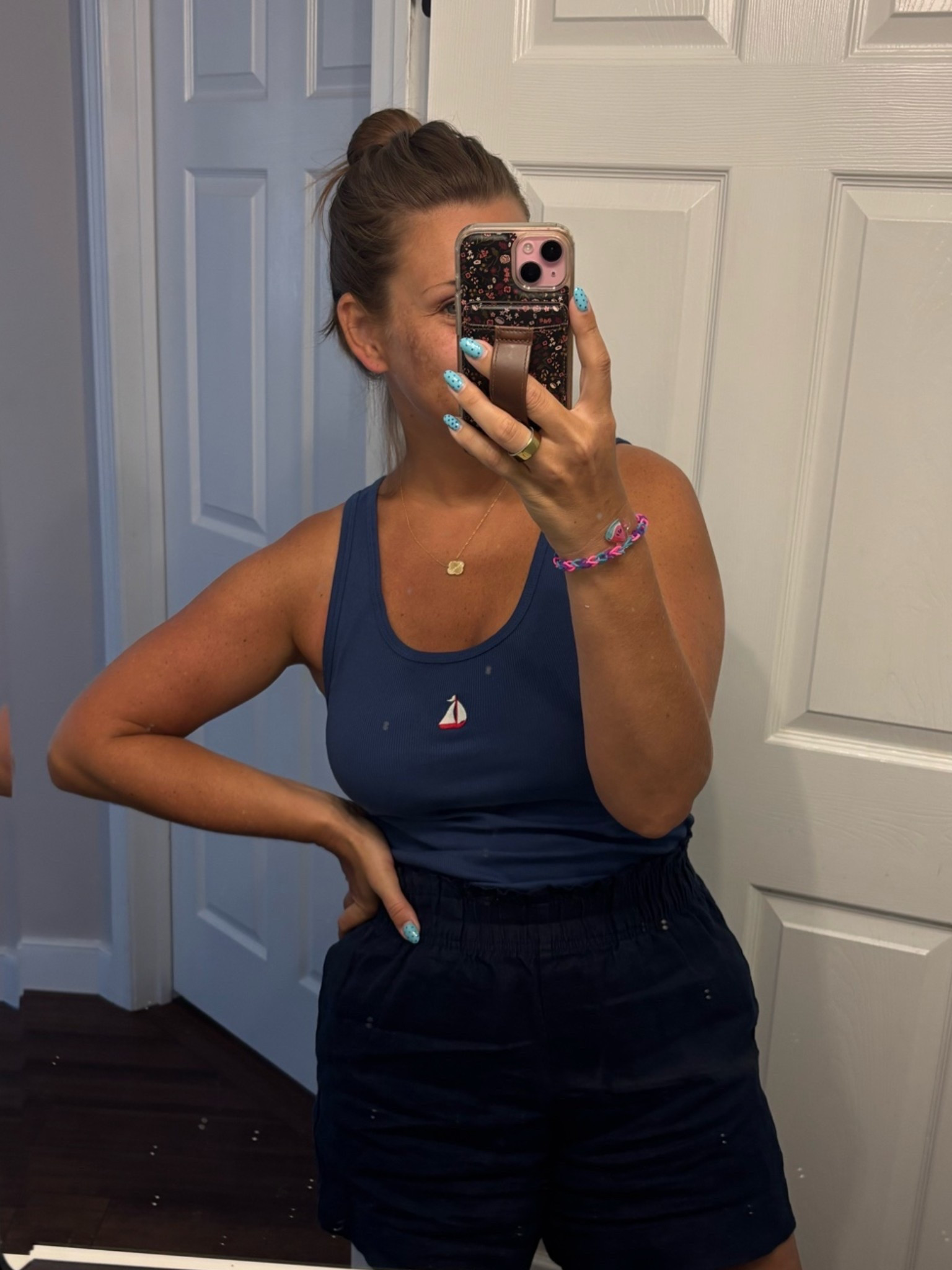 Happy 4th 🦀🇺🇸💙 cutie sailboat tank and elastic linen shorts 

TTS: medium

#LTKootd #LTKSaleAlert #LTKgrwm