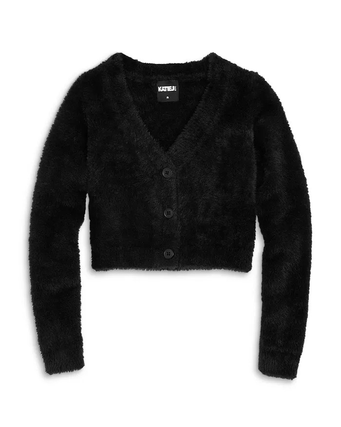 Girls' Mara Mohair Blend Cropped Cardigan - Big Kid | Bloomingdale's (US)