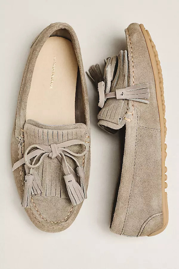 Tassel Suede Moccasins | Anthropologie (US)