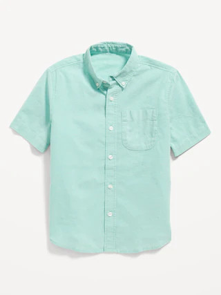 Short-Sleeve Oxford Shirt for Boys | Old Navy (US)