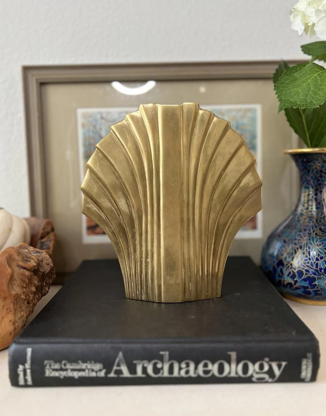 Art Deco Brass Vase - Dara International - Etsy | Etsy (US)