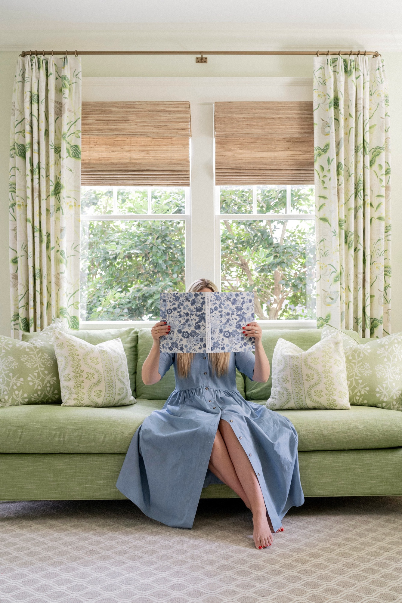 At long last, we added the loveliest layers of texture + color to our family room! More on COLORbyK.com but linked what I can here 

#LTKhome