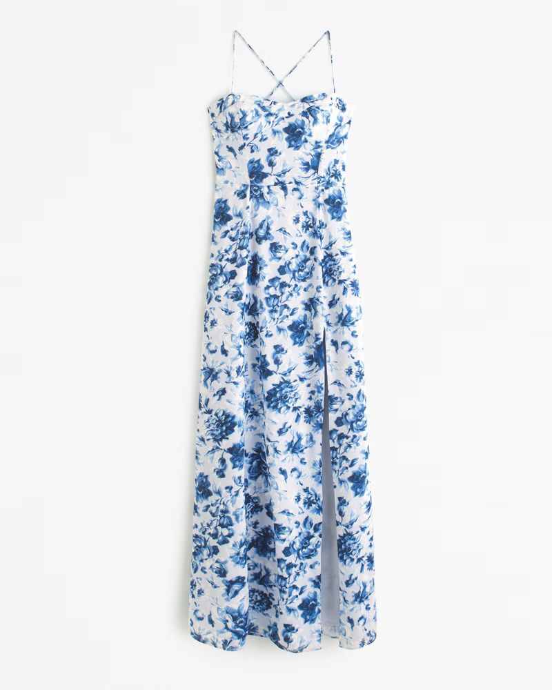 The A&F Camille Tie-Back Gown | Abercrombie & Fitch (US)