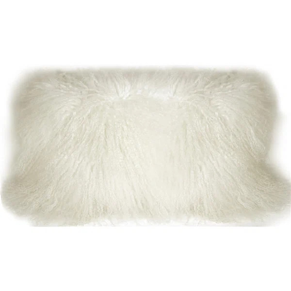 Reynalda Mongolian Sheepskin Pillow Cover and Insert | Wayfair North America