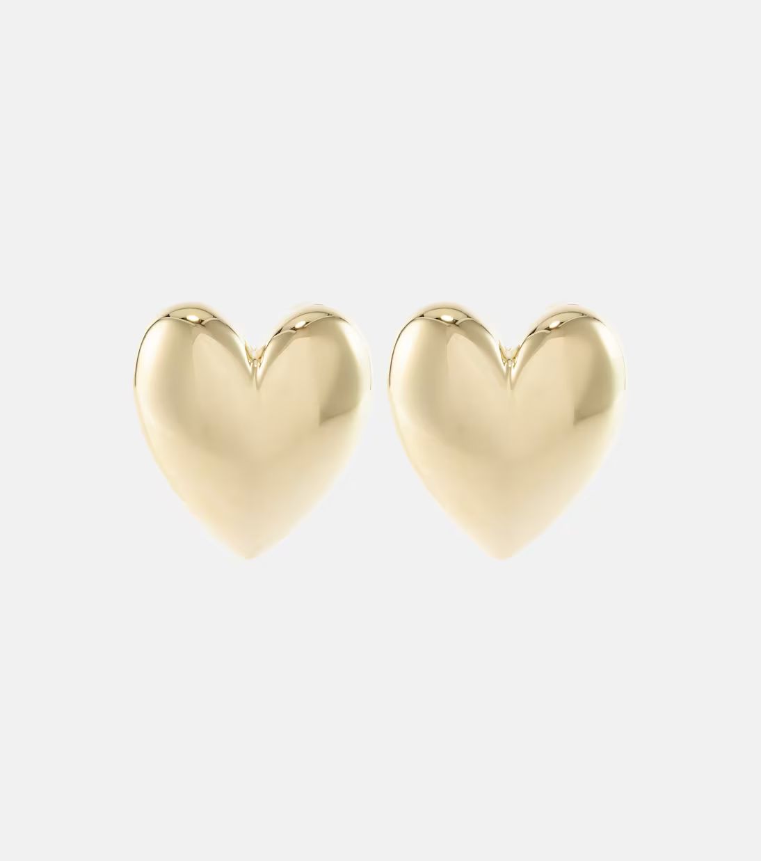 Puffy Heart Small 14kt gold-plated earrings | Mytheresa (US/CA)
