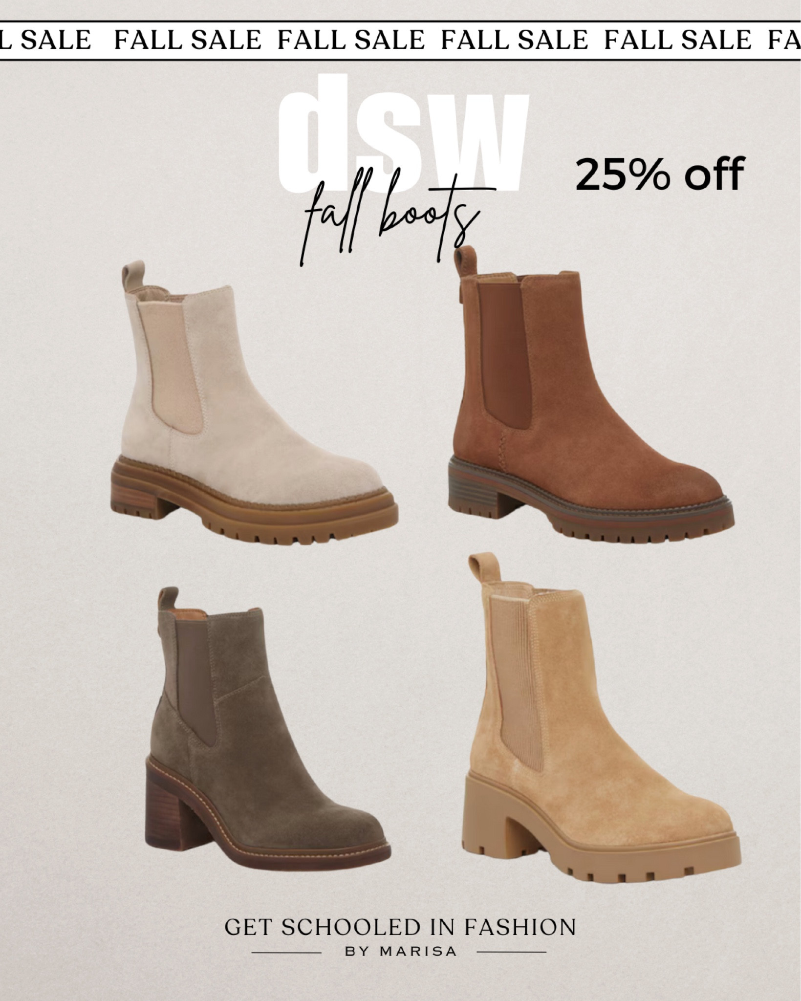 25% off DSW 
Fall sale
Chelsea boots 

#LTKFindsUnder100 #LTKSaleAlert #LTKShoeCrush