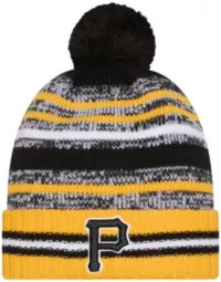 New Era Adult Pittsburgh Pirates Black Cheer Knit Hat | DICK'S Sporting Goods