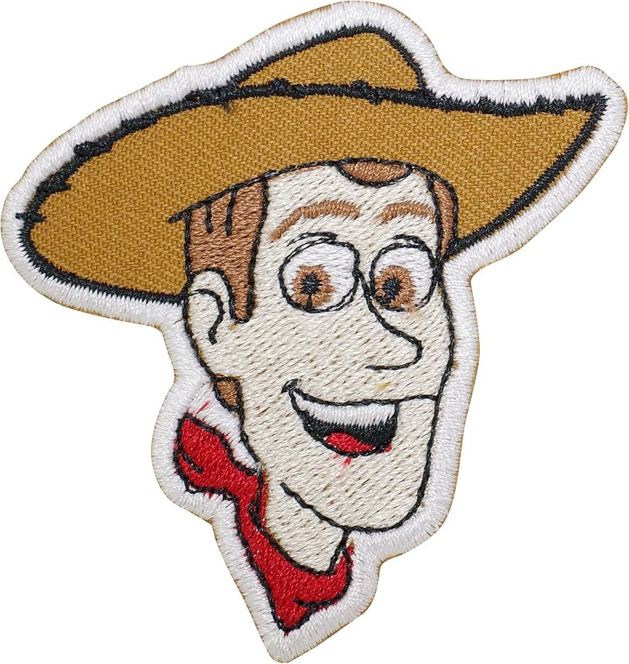 CLOVER INTER Woody Iron on Patches Toy Story Embroidered Badge Saw On Patch for Jeans, Clothing, ... | Amazon (US)
