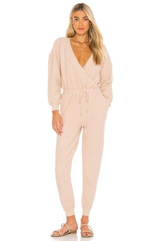 L*SPACE Coastin' Jumpsuit in Sandstone from Revolve.com | Revolve Clothing (Global)