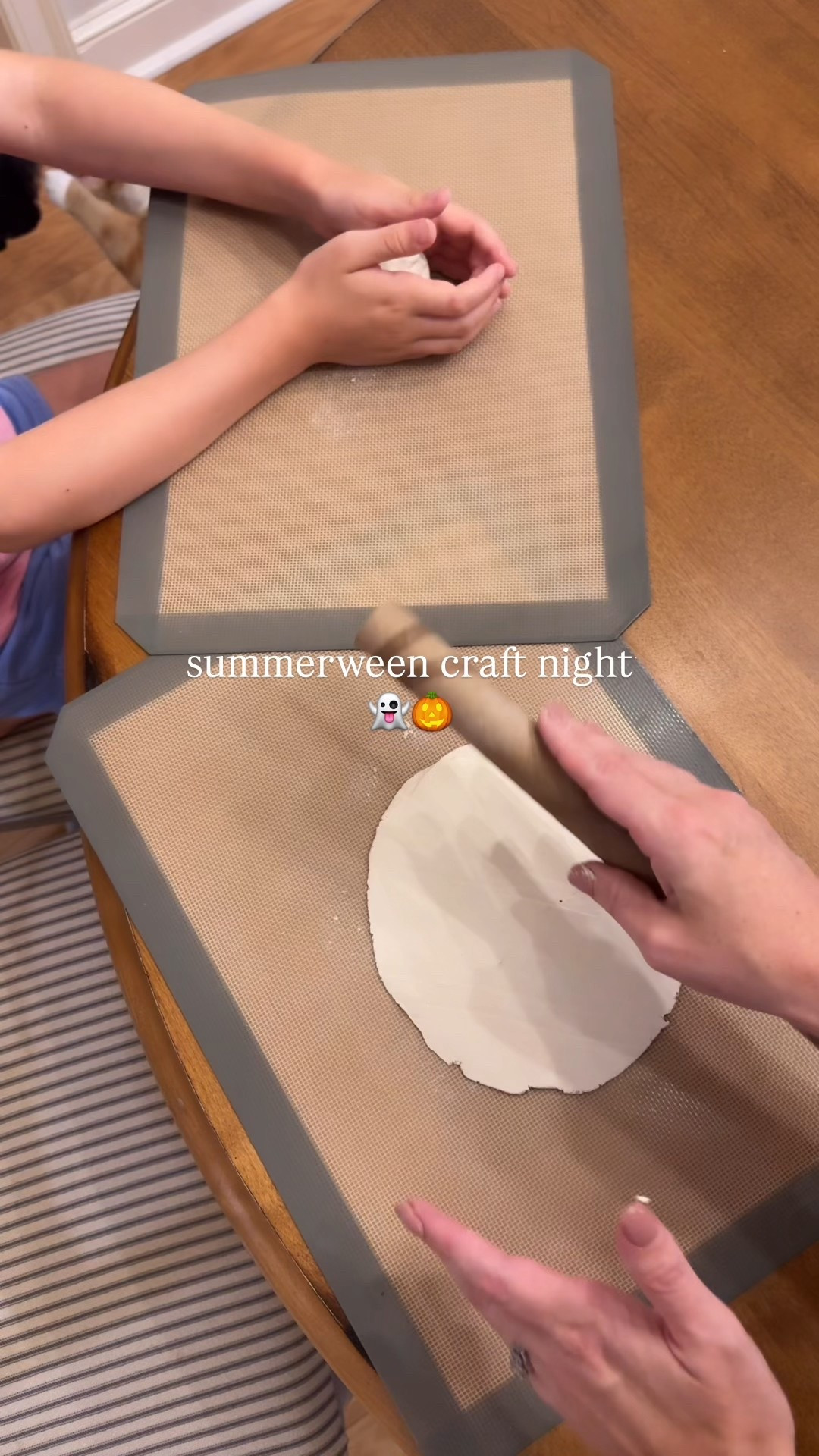 Summerween craft night with air dry clay!