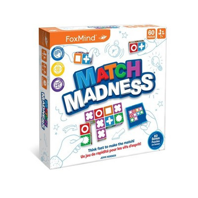 FoxMind Match Madness Game: Educational Pattern-Based Board, Includes Cards & Blocks, 1-4 Players | Target