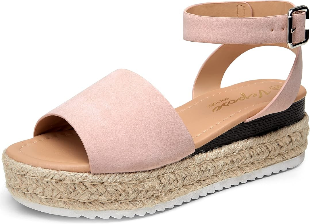 Vepose Women's 00A Espadrilles Sandals Classic Summer Platform Sandal for Women | Amazon (US)