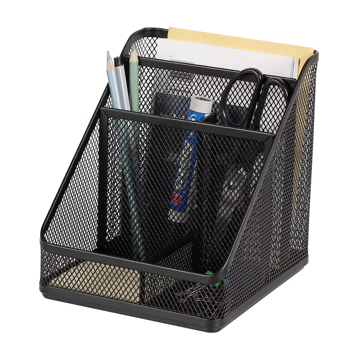 Mesh Medium Desktop Organizer Black - Brightroom™ | Target