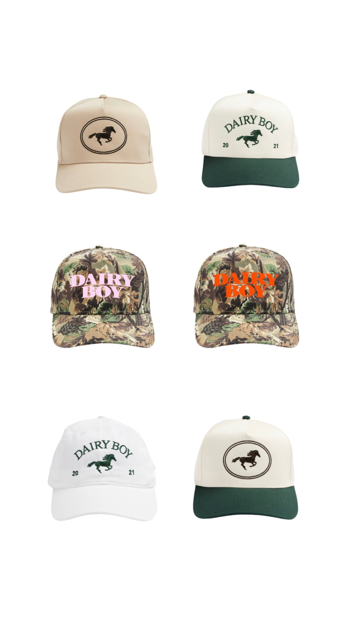 Dairy Boy Camo Trucker Hat