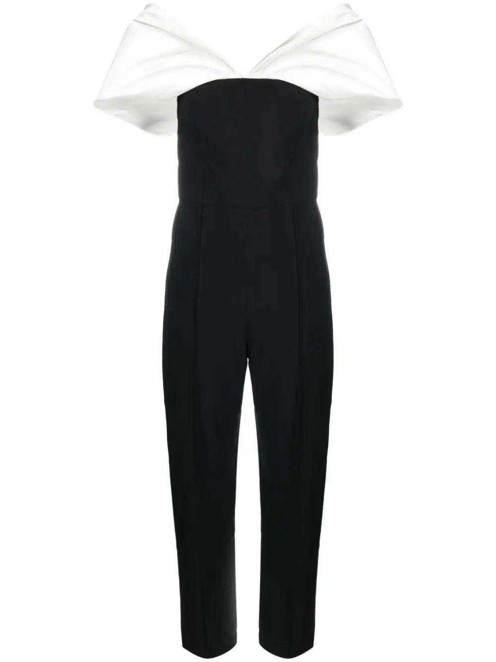 Solace London Lena off-shoulder Jumpsuit - Farfetch | Farfetch Global