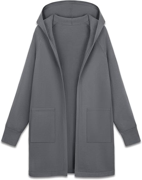 MAGCOMSEN Women's Cardigan Open Front Knit Hoodie Sweater Coatigan Jacket 2024 Casual Fall Trendy... | Amazon (US)