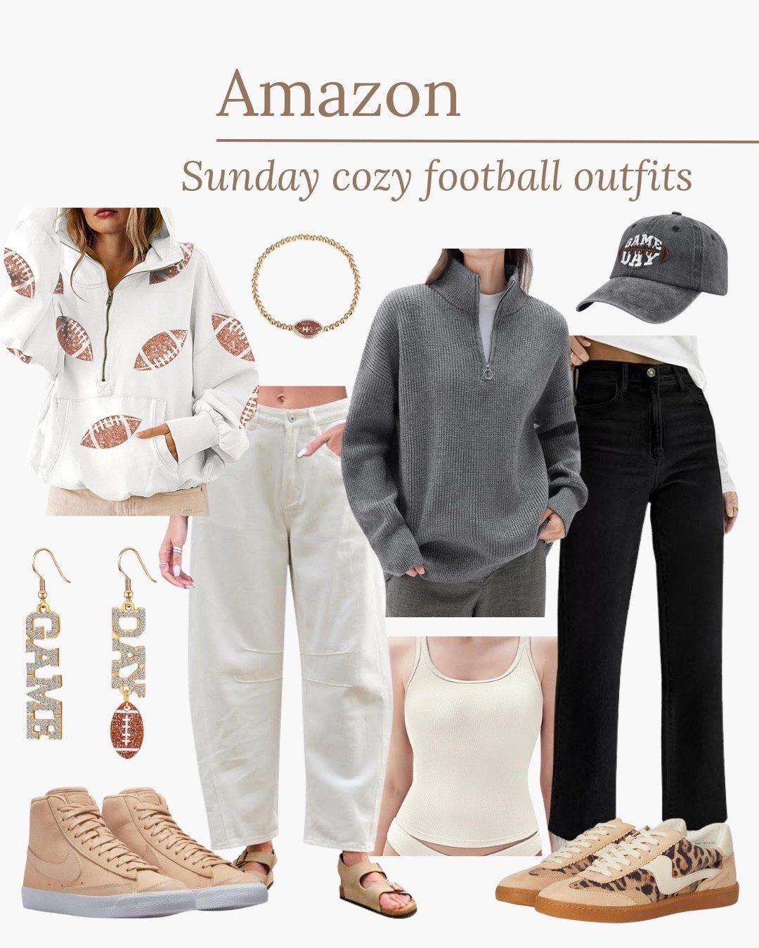 Sunday cozy football outfits from Amazon! 

#LTKStyleTip #LTKSeasonal