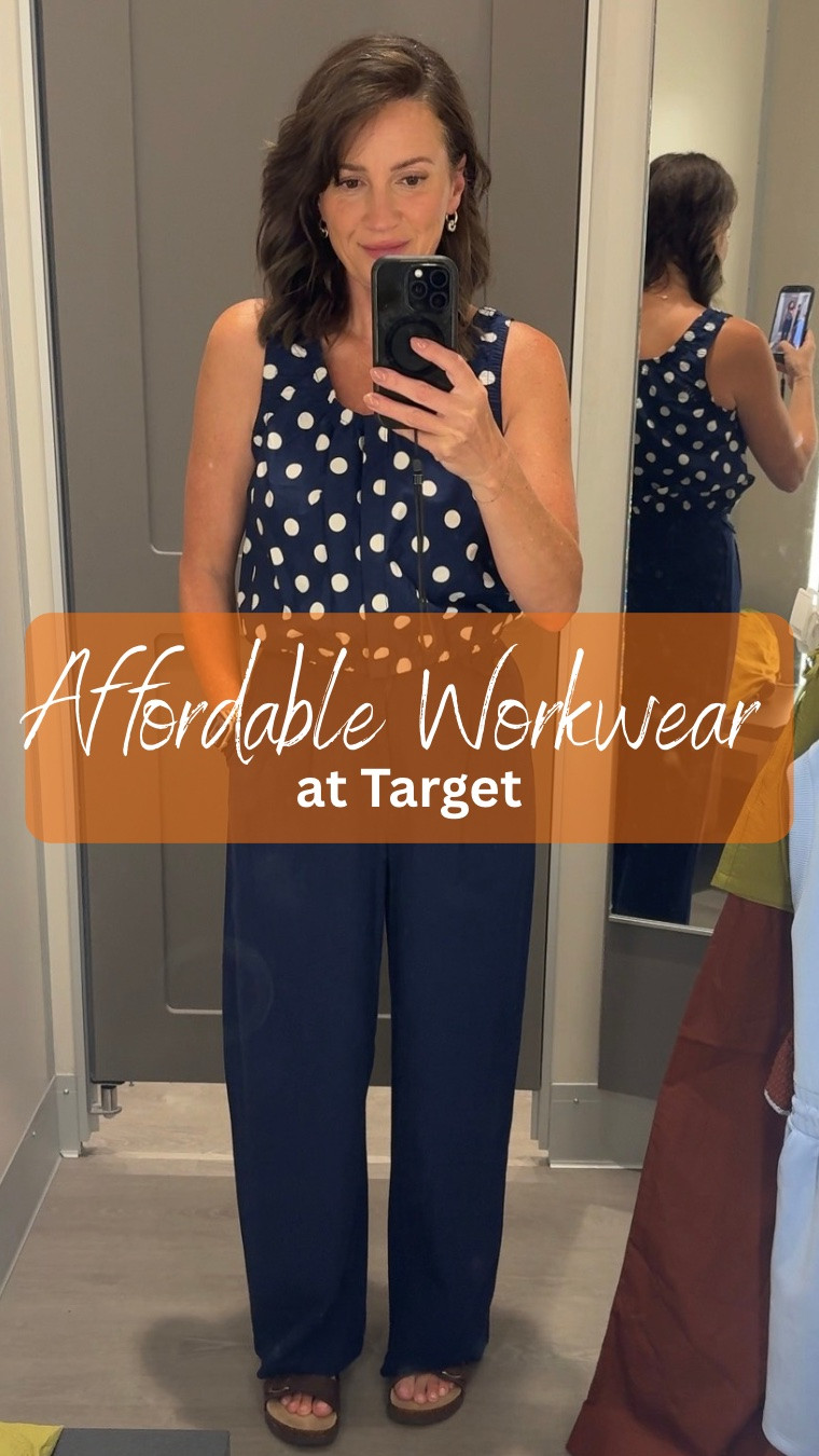 Cute, affordable business casual? @Target understood the assignment. 🙌🏼

This look would be perfect for teachers, office days, or anyone who wants to look polished without sacrificing comfort. The bubble hem top gives you that tucked-in look without the bulk, and these tailored linen pants are such a versatile wardrobe staple.

I’m wearing a small in both.

#LTKootd #LTKOver40 #LTKSaleAlert