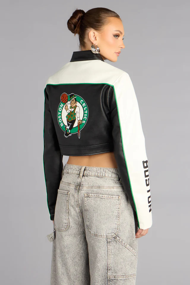 Ultra Game NBA Celtics Moto Jacket | Windsor Stores