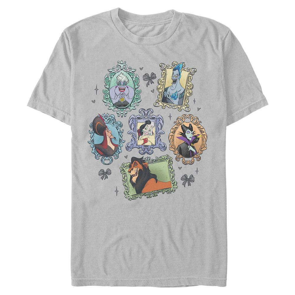 Disney Villains Portraits ''Bows'' T-Shirt for Adults | Disney Store