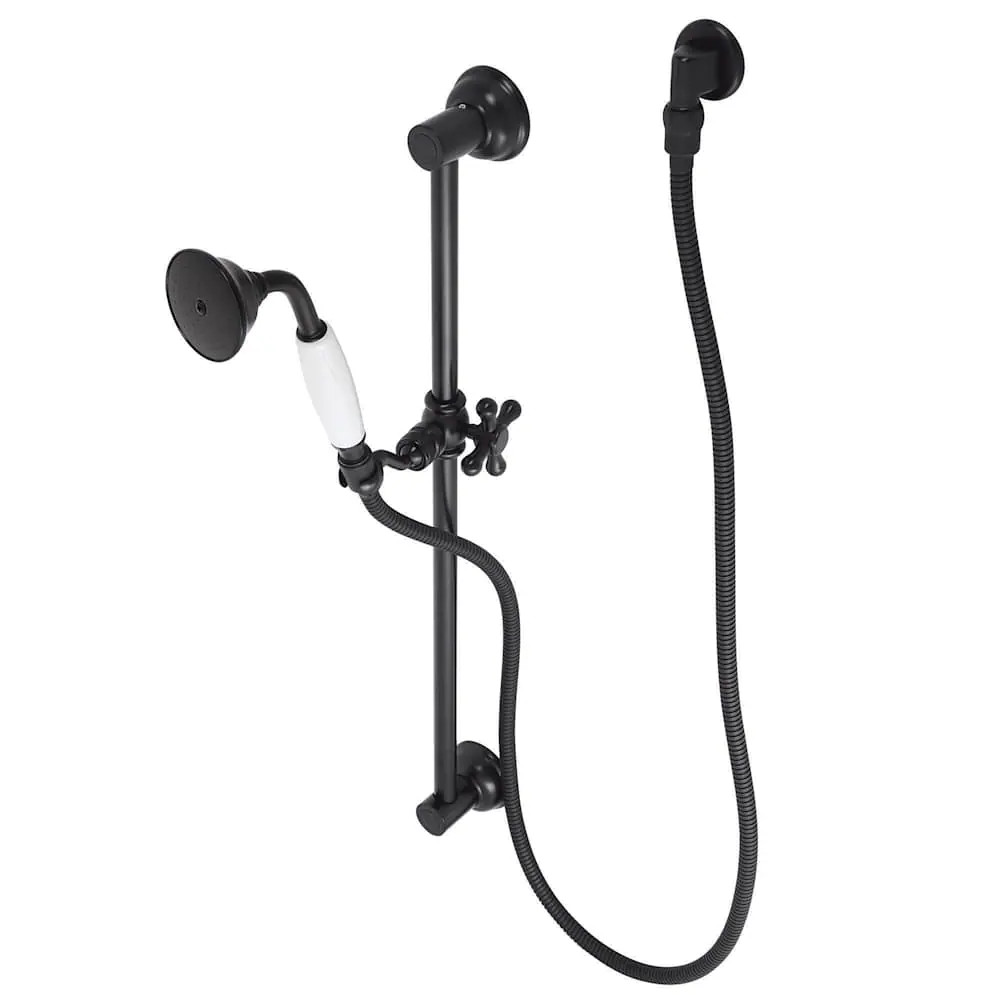 Kingston Brass KAK352.W Made To Match Shower System with Hand Shower Slide Bar Hose one_size | KAK3520W0 | Lowe's
