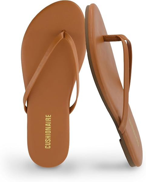 CUSHIONAIRE Cruise Lightweight Womens Flip Flops, Comfortable Beach Sandals for Women with Cushio... | Amazon (US)