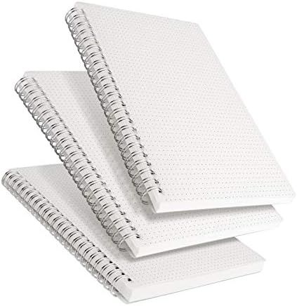 RETTACY Dot Grid Notebook Spiral - 3 Pack Dotted Bullet Grid Journal with 480 Pages,100gsm Thick ... | Amazon (US)