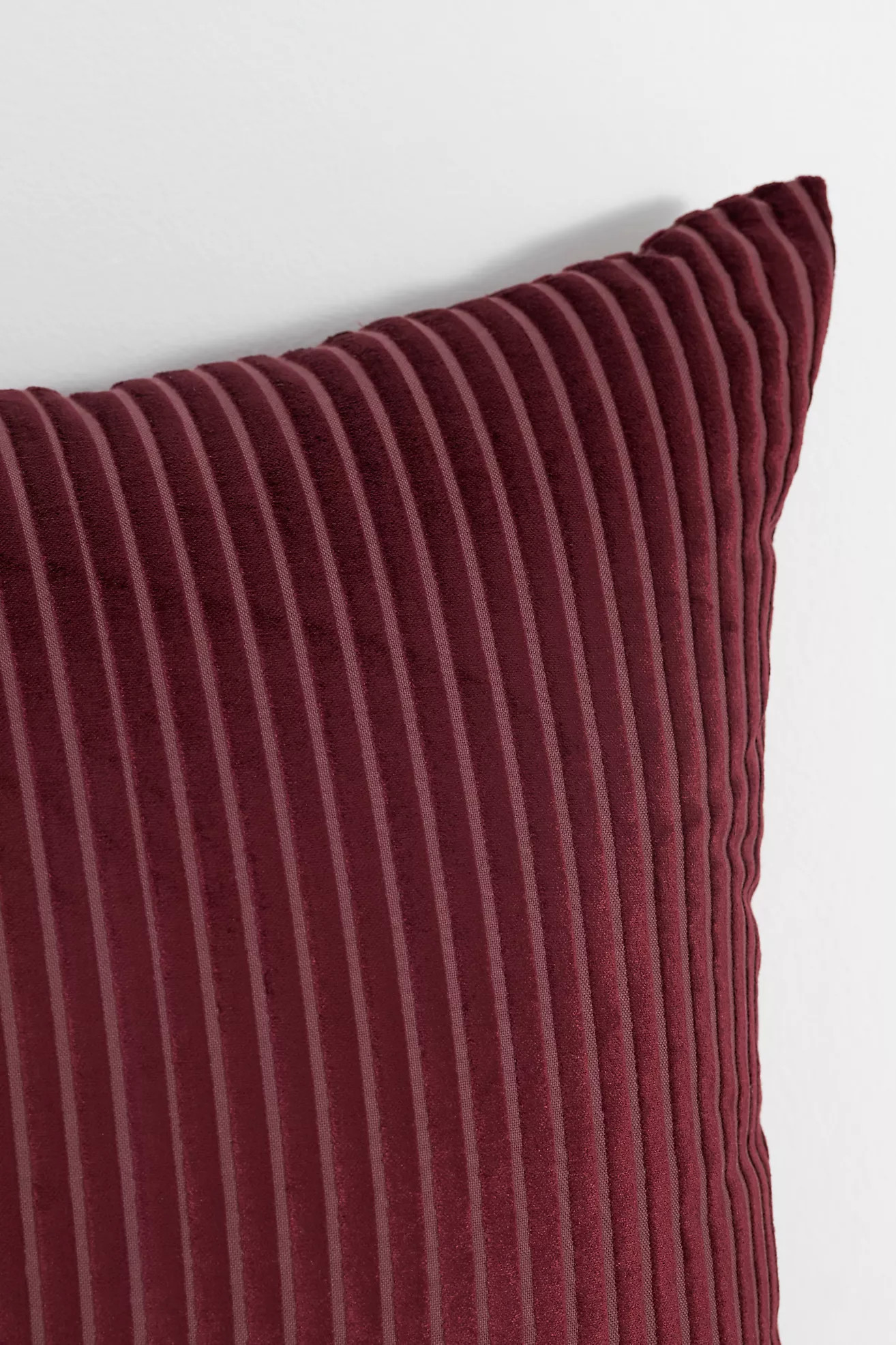 Fiora Ribbed Velvet Pillow | Anthropologie (US)