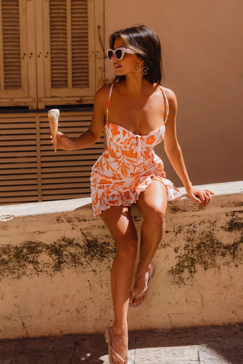 Belle Floral Mini Dress | 12th Tribe