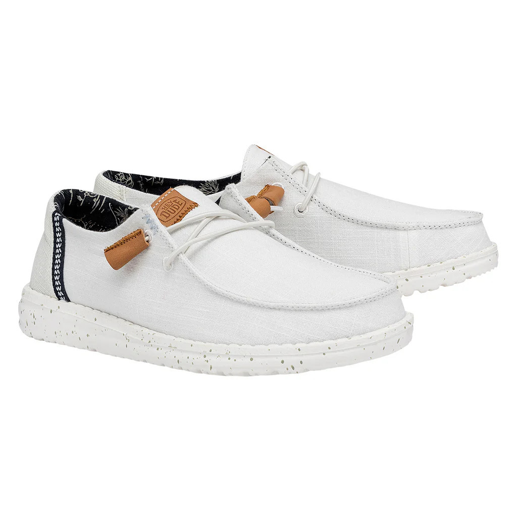 Wendy Washed Canvas - White | HEYDUDE