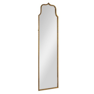 Storied Home Arched Floor Length Metal Framed Wall Mirror Antique Goldleaf: 70 Inch Rectangular Design, No Assembly Required | Target