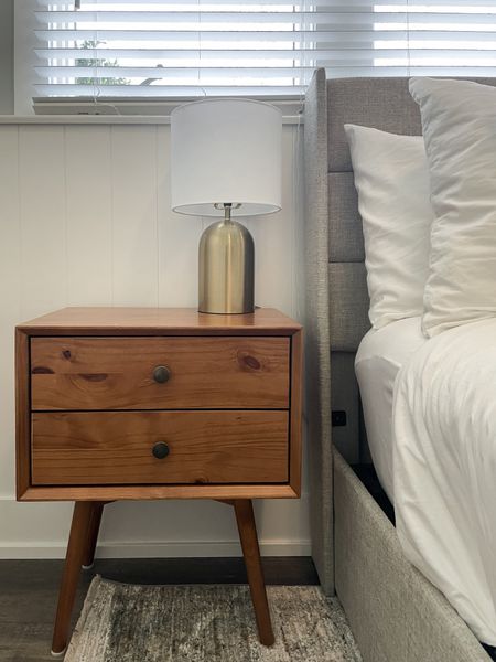 Isn’t this nightstand so adorable?  It’s an affordable option from Target.  

Target nightstand.  Mid century furniture.  Mid century nightstand.  Gold table lamp.  

#LTKhome #LTKstyletip #LTKfamily