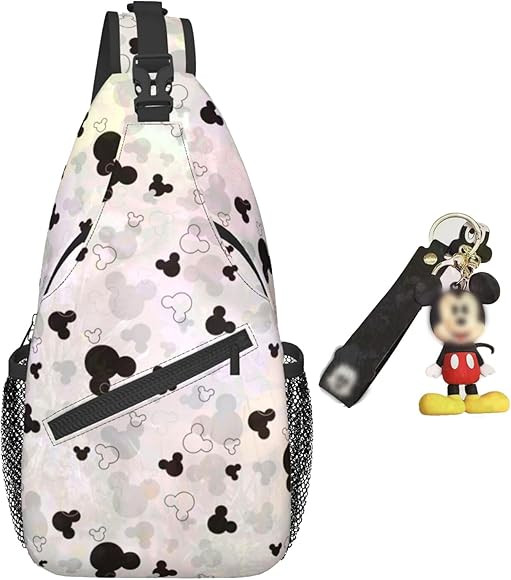 Anime Sling Bag Cute Crossbody Bag Backpack With Keychain 3D Print Chest Bag Gifts for Women Men ... | Amazon (US)