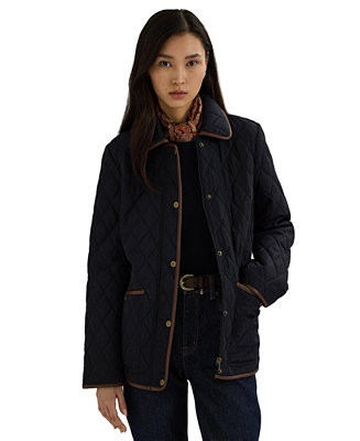 Women's Quilted Velboa-Lined Jacket, Created for Macy's | Macy's