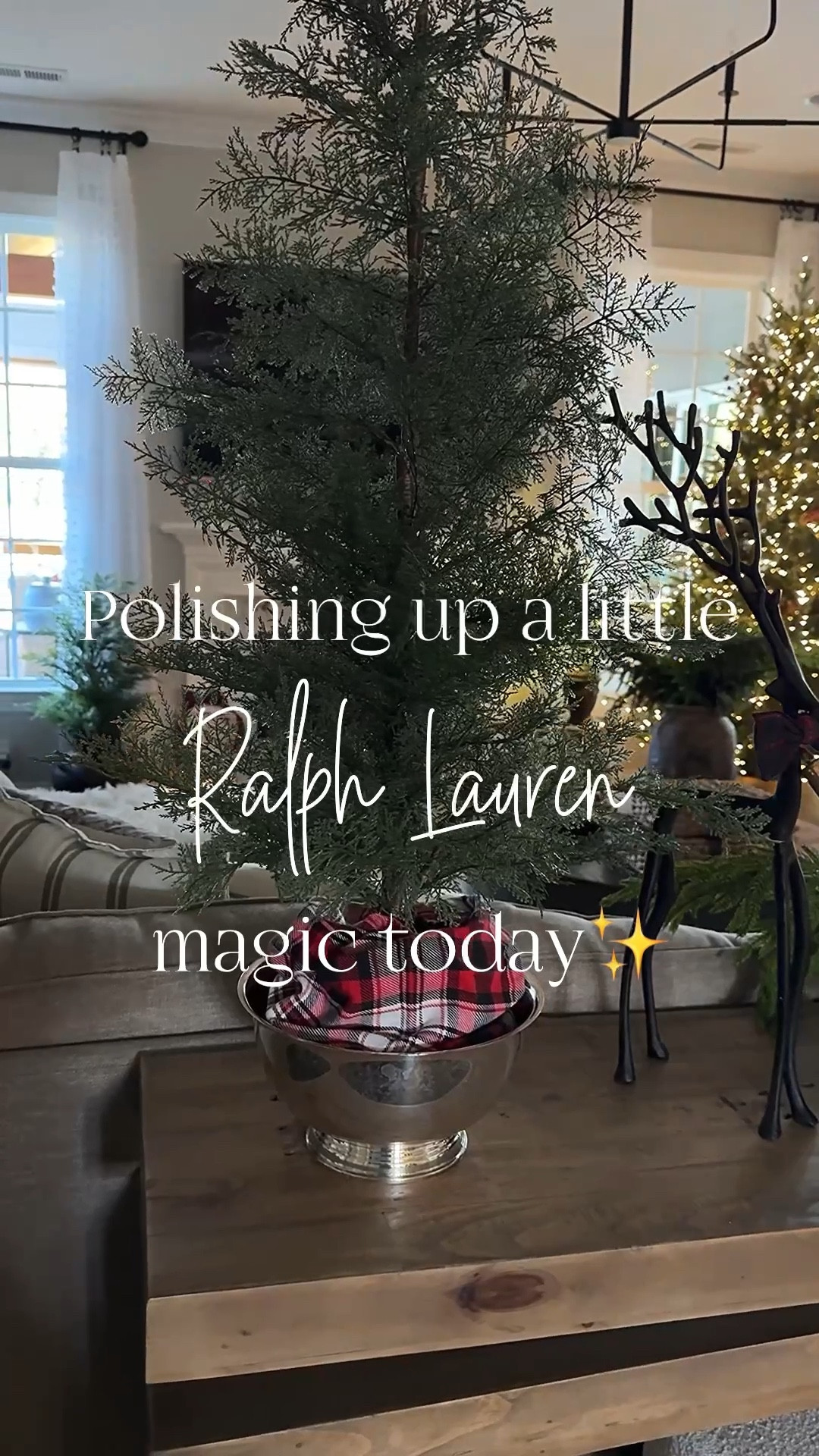 I’ve been inspired by the Ralph Lauren Christmas!! So I pulled out my silver bowl and gave it a good shine. My tree is a 3ft Cedar. I used a plaid napkin to wrap the base.

Mini trees, silver bowls, silver polish, plaid napkins, reindeer



#LTKHome #LTKSeasonal #LTKHoliday
