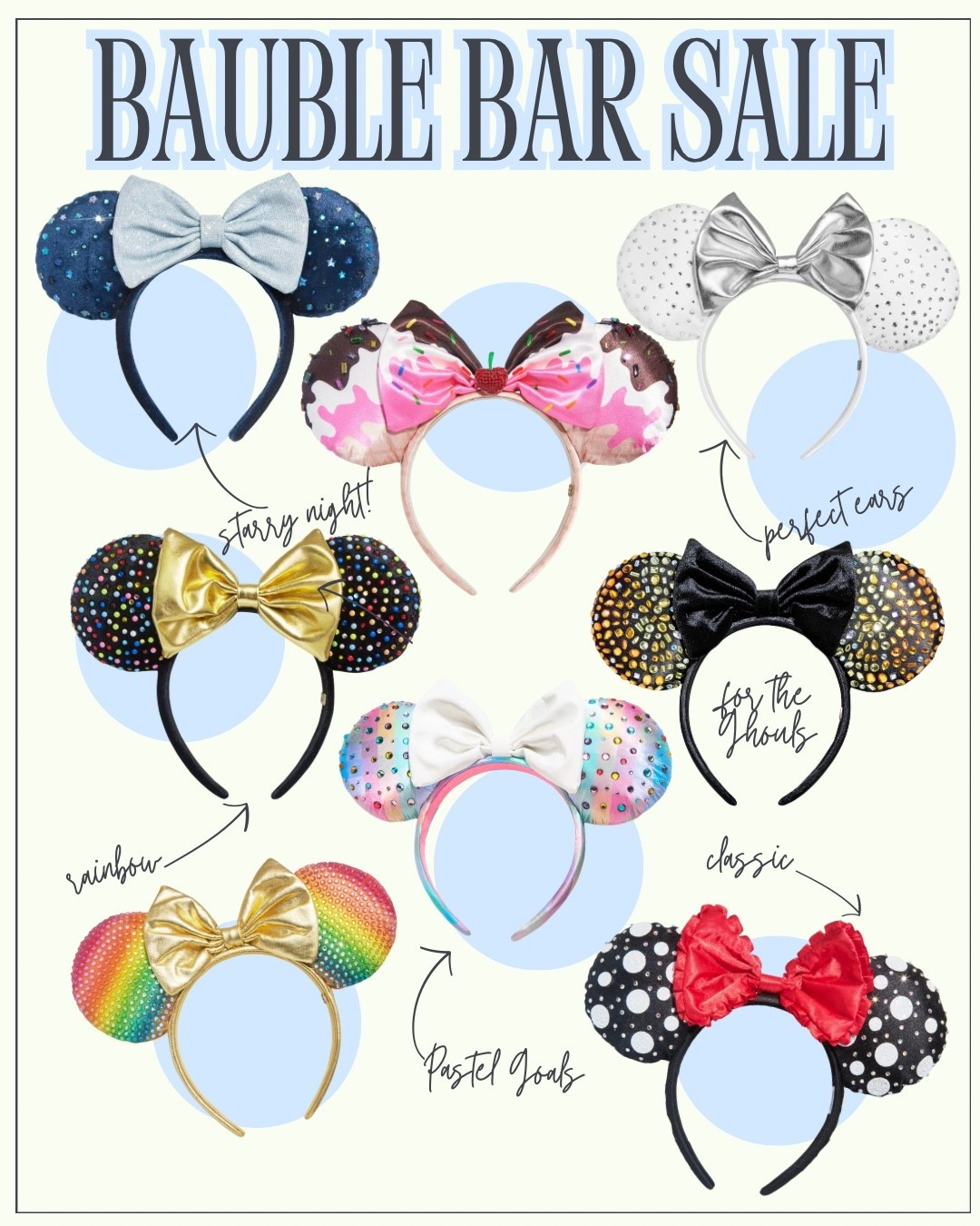 Bauble Bar has some of the highest quality Minnie mouse ears to wear on your trip to Disney World and Disneyland. They are having an incredible buy one get one sale! Check out these awesome very comfortable Minnie ears!

#LTKSaleAlert #LTKFamily #LTKTravel