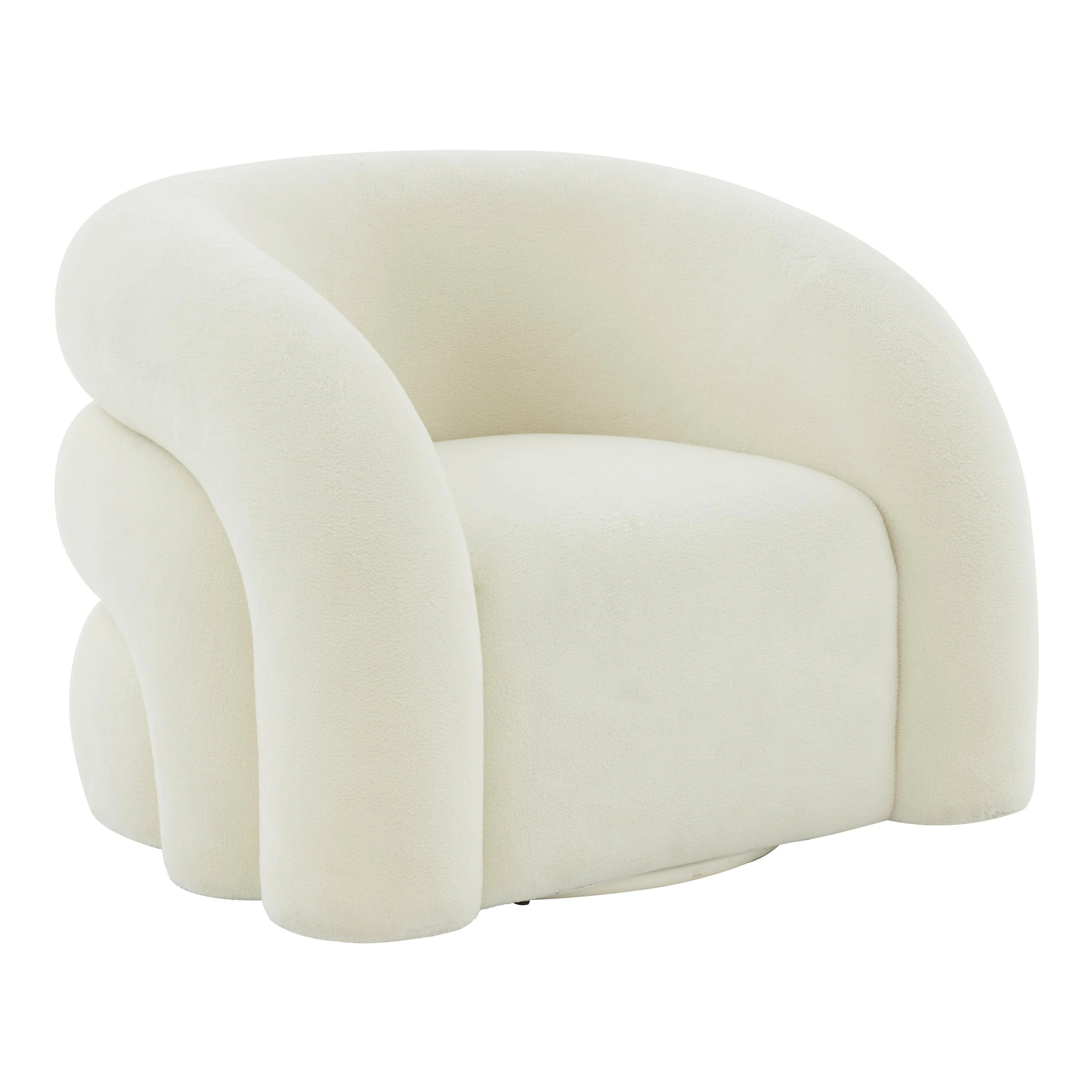 Slipper Upholstered Swivel Chair | TOV Furniture