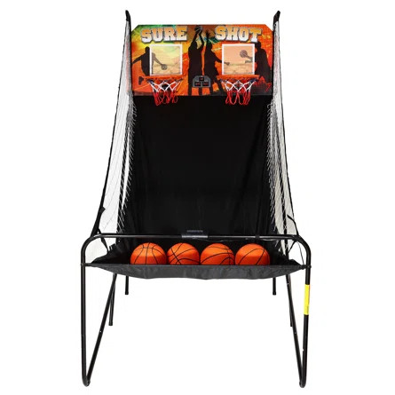 Hathaway Games Sure Shot Dual Electronic Basketball Arcade Game | Wayfair | Wayfair Professional