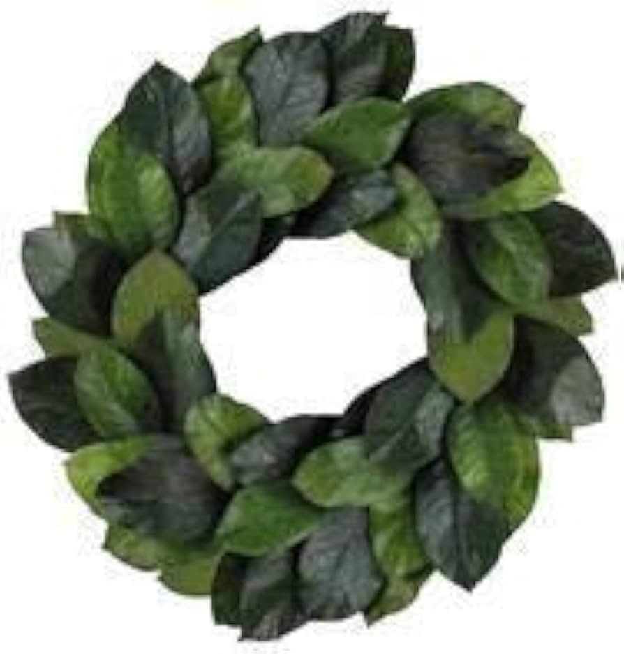 Craig Bachman Magnolia Wreath, Magnolia Leaf Door Wreath, Housewarming Wreath, Farmhouse Wreath, ... | Amazon (US)