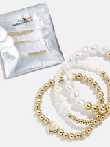 Playful Pearls Kids' Bracelet Set - Kids' Pearls | BaubleBar (US)