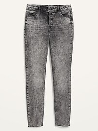 High-Waisted Button-Fly Rockstar Super Skinny Ankle Jeans For Women | Old Navy (US)