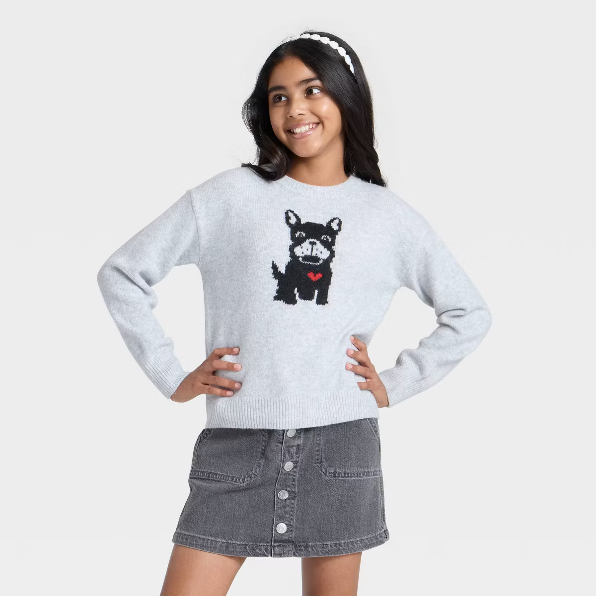Girls' Graphic Pullover Sweater - Cat & Jack™ | Target