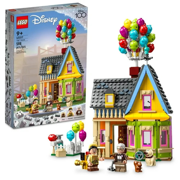 LEGO Disney and Pixar ‘Up’ House 43217 Disney 100 Celebration Building Toy Set for Kids and M... | Walmart (US)