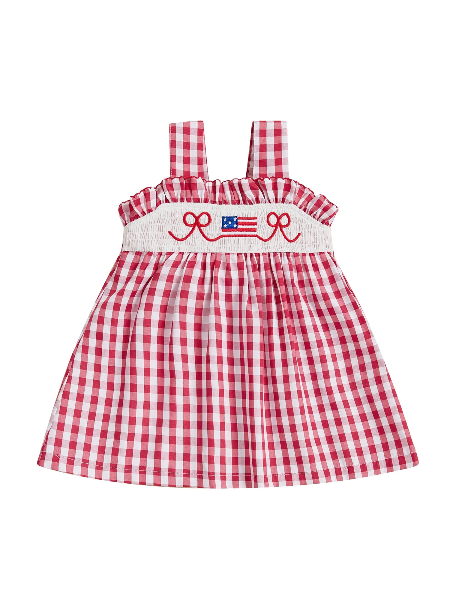 BemeyourBBs Toddler Baby Girls 4th of July Dress Outfit Patriot Fourth of July Independence Day C... | Walmart (US)