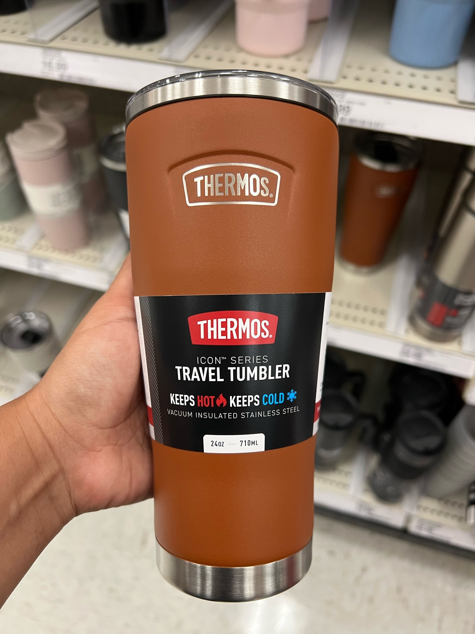 Thermos 24 Oz. Stainless Steel Vacuum Insulated Wide Mouth Tumbler